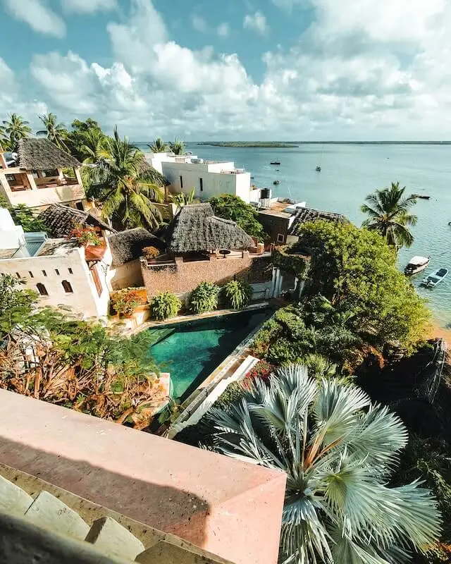 A view of the Lamu coast