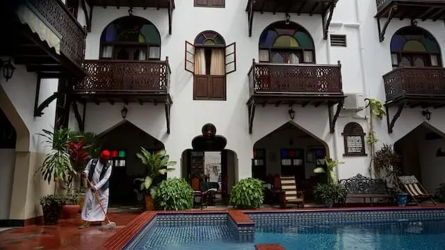 A swahili building in Zanzibar